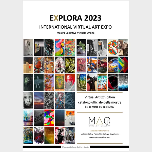 Explora Art Exhibition - Make Art Gallery - Gallery Art in Rome - Poster