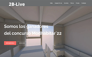2B-Live Modular Homes Website 1st Mobile Architecture