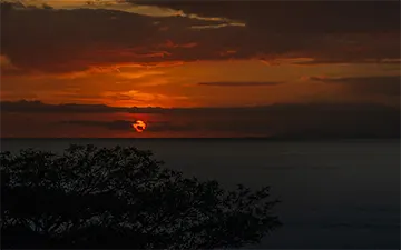 Sunset in the Gulf of Nicoya, Jacó, Costa Rica