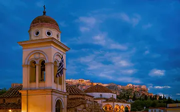 Parthenon from Monastiriki, Greece